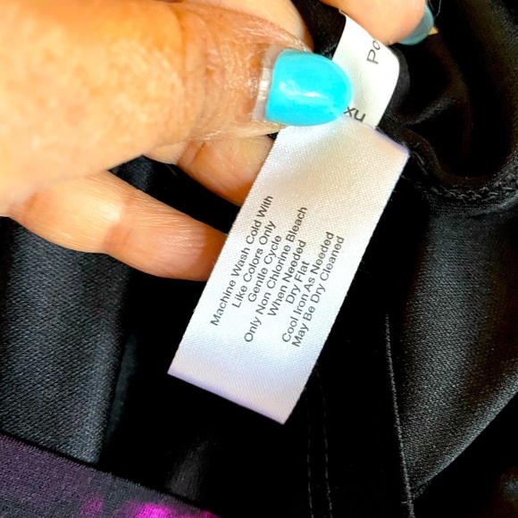 Boston Proper purple peonies midi dress - Picture 9 of 10